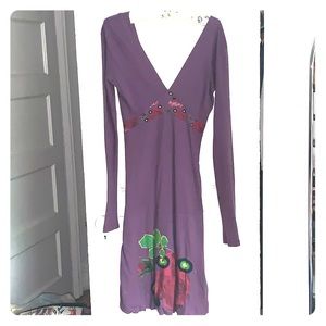 A-line Dress with Bubble Skirt
